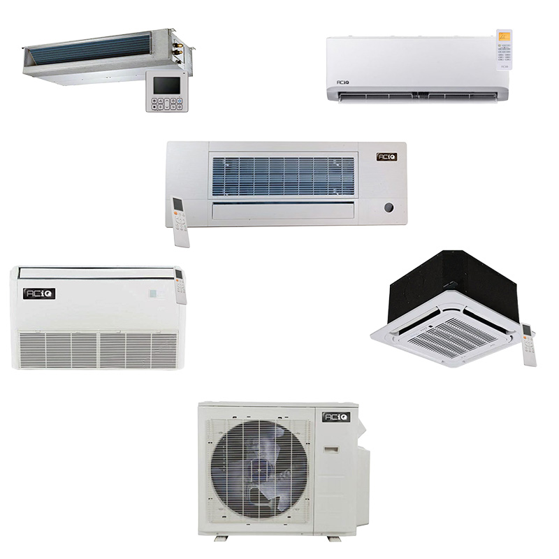 ACiQ 27000 BTU 2 Zone / Room Mini Split Heat Pump AC System | Heats Down To -13°F & Beyond | Choose Your Indoor Units | R454B