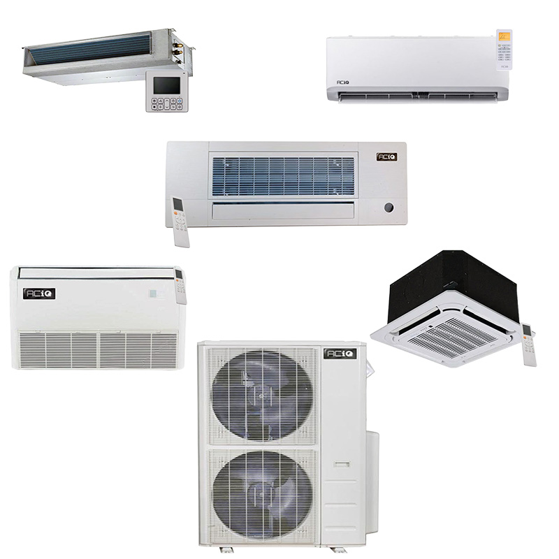 ACiQ 55000 BTU 2 Zone / Room Mini Split Heat Pump AC System | Heats Down To -13°F & Beyond | Choose Your Indoor Units | R454B
