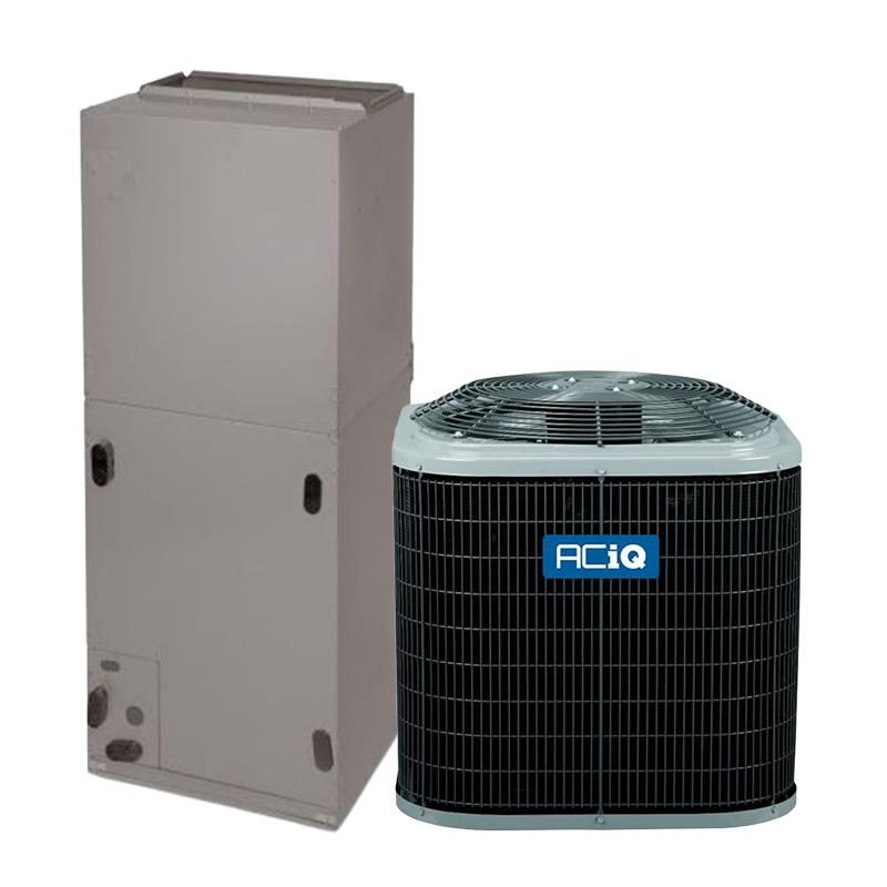 ACiQ 2 Ton Cooling Only Air Conditioning System | 15.2 SEER2 AC | 21" Wide Variable Speed Multi-Positional Modular Air Handler | R454B