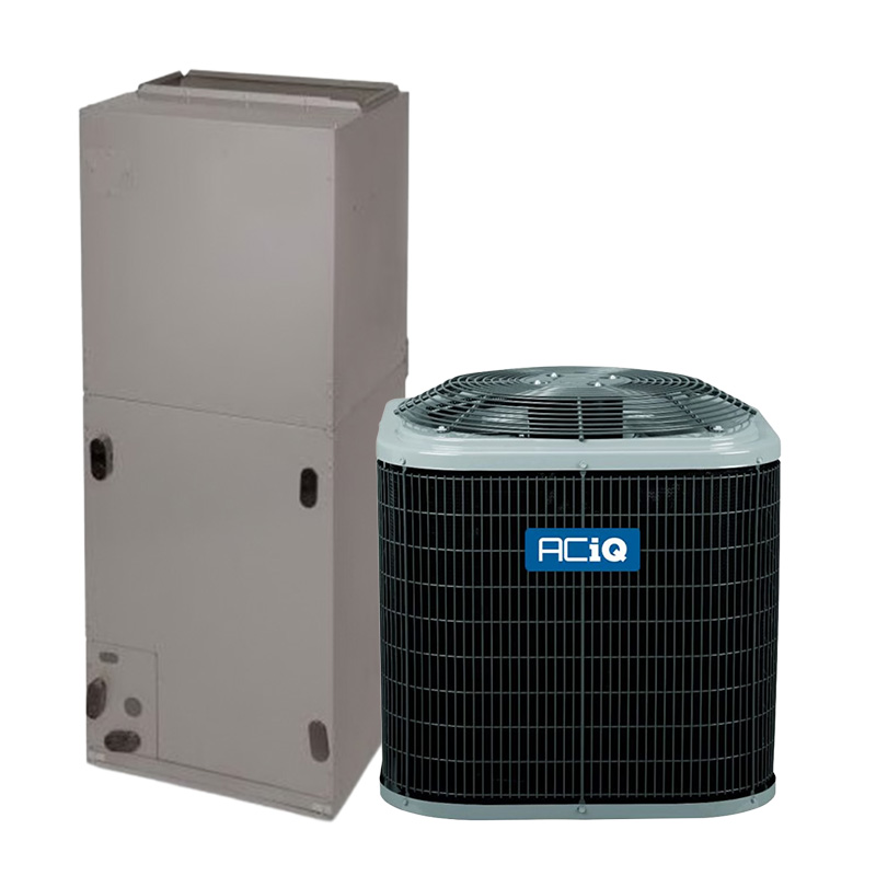 ACiQ 2 Ton Cooling Only Air Conditioning System | 16.5 SEER2 AC | 21" Wide Variable Speed Multi-Positional Modular Air Handler | R454B