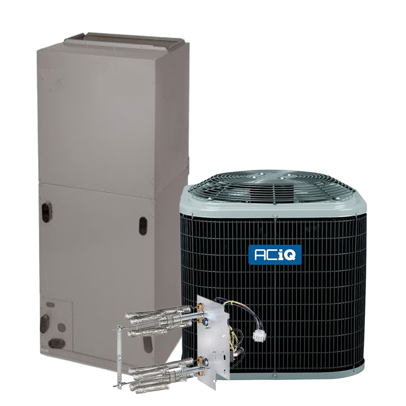 ACiQ 1.5 Ton Heat Pump AC System | 14.5 SEER2 AC | 17.5" Wide Variable Speed Multi-Positional Air Handler | R454B