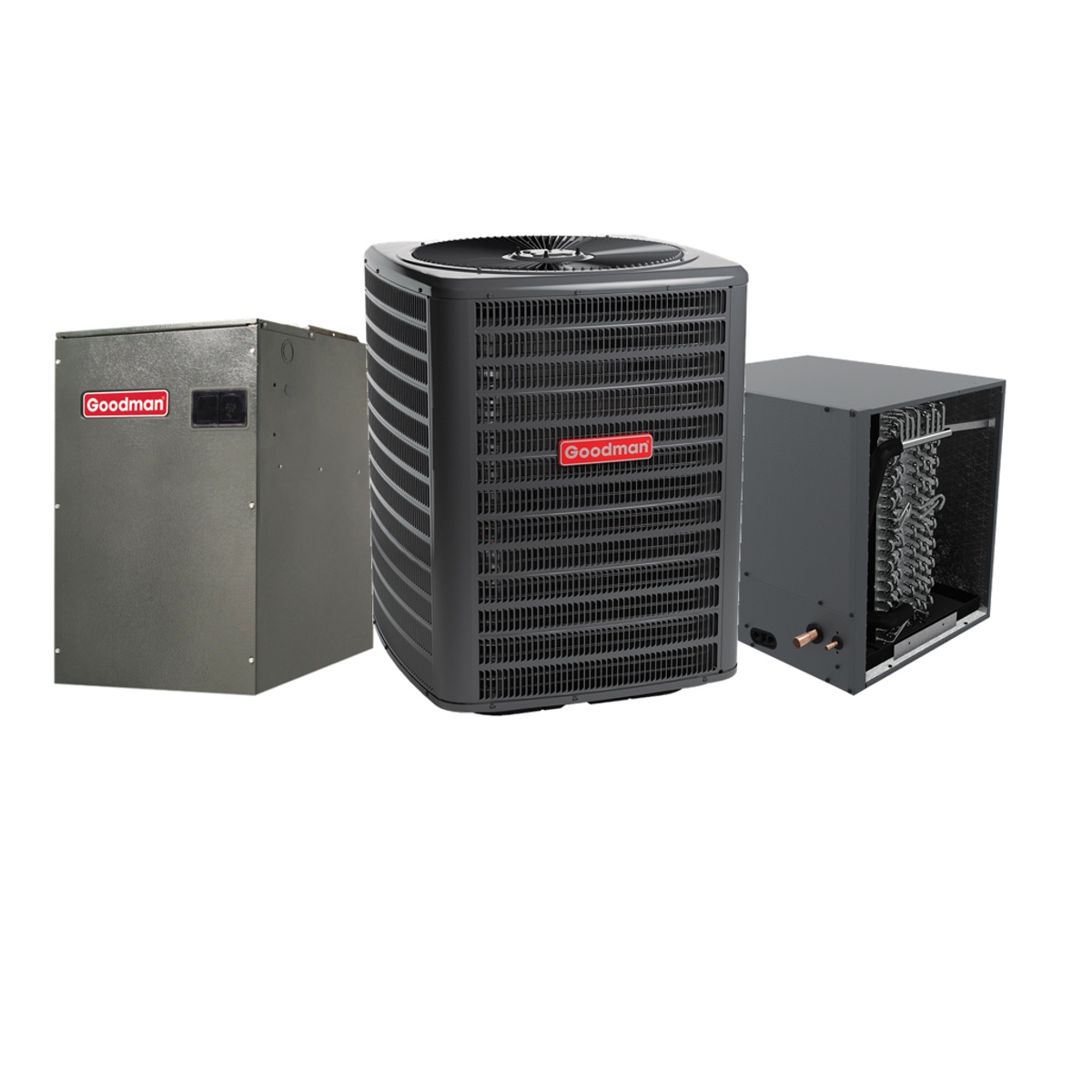 Goodman 2 Ton 17.2 SEER2 Two Stage Cooling Only Split System Horizontal With MBVC1601