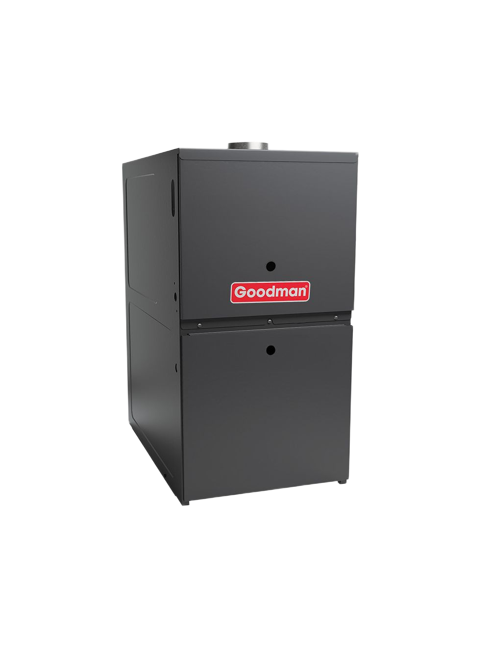 Goodman 100000 BTU 80% Efficiency Two Stage Gas Furnace | Variable-Speed ECM Downflow | Low NOx For California | R32 | GDVT801005CX