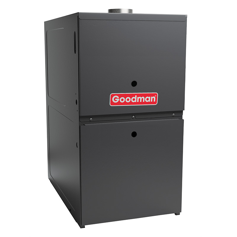 Goodman 3 Ton AC And 100000 BTU 80% AFUE Gas Furnace System | 17.5 SEER2 Two Stage AC | Variable Speed Two Stage Furnace | Downflow | R32 - Image 3