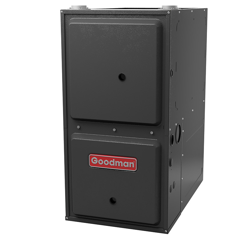 Goodman 2 Ton 14.3 SEER2 AC With 80000 BTU 96% AFUE 2-Stage Variable-Speed ECM Gas Furnace System - Downflow | R32 - Image 3