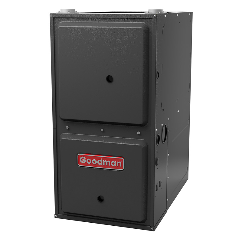 Goodman Ultra-Low Nox Furnace California | 80000 BTU 80% Efficient Gas Furnace Multi-Speed ECM | Upflow / Horizontal | GR9S800804BU | R32