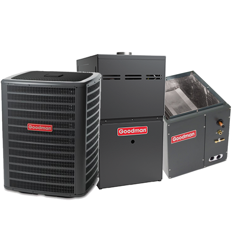 Goodman 2 Ton 14.3 SEER2 60000 BTU 96% Single Stage Gas System Upflow Ultra-Low NOx