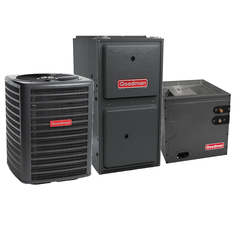 Goodman 3 Ton 14.5 SEER2 100000 BTU 96% Single Stage Gas System Upflow
