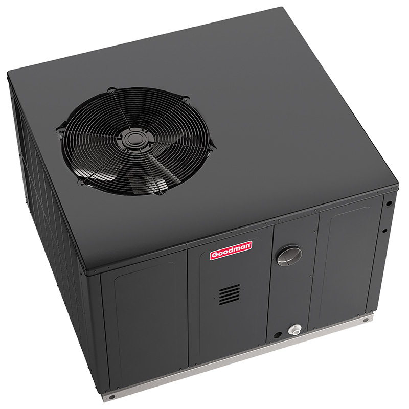 Goodman 3.5 Ton 100000 BTU 13.4 SEER2 Heat Pump / Natural Gas Dual Fuel Package Unit Multiposition - Image 2