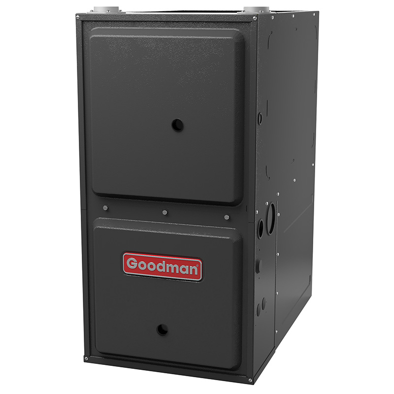 Goodman 2.5 Ton AC And 80000 BTU 80% AFUE Gas Furnace System | 15.2 SEER2 AC | Multi-Speed ECM Low NOx Furnace | Downflow | R32 - Image 3