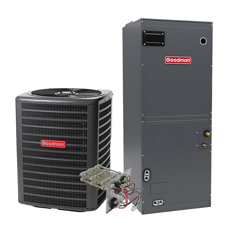 Goodman 1.5 Ton 15.2 SEER2 R32 High Efficiency Heat Pump System