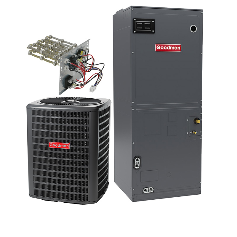 Goodman 4 Ton 17.2 SEER2 R32 High-Efficiency Two Stage Heat Pump System