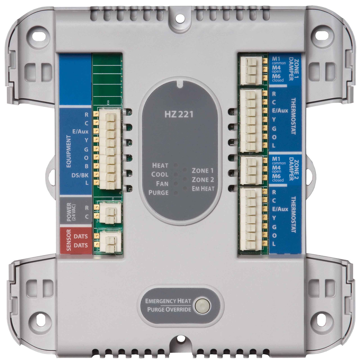 Honeywell HVAC Zoning System For Single Stage Air Conditioning Heat Pumps With Auxiliary Heat - TrueZONE® HZ221 For 2 Zones - Image 3