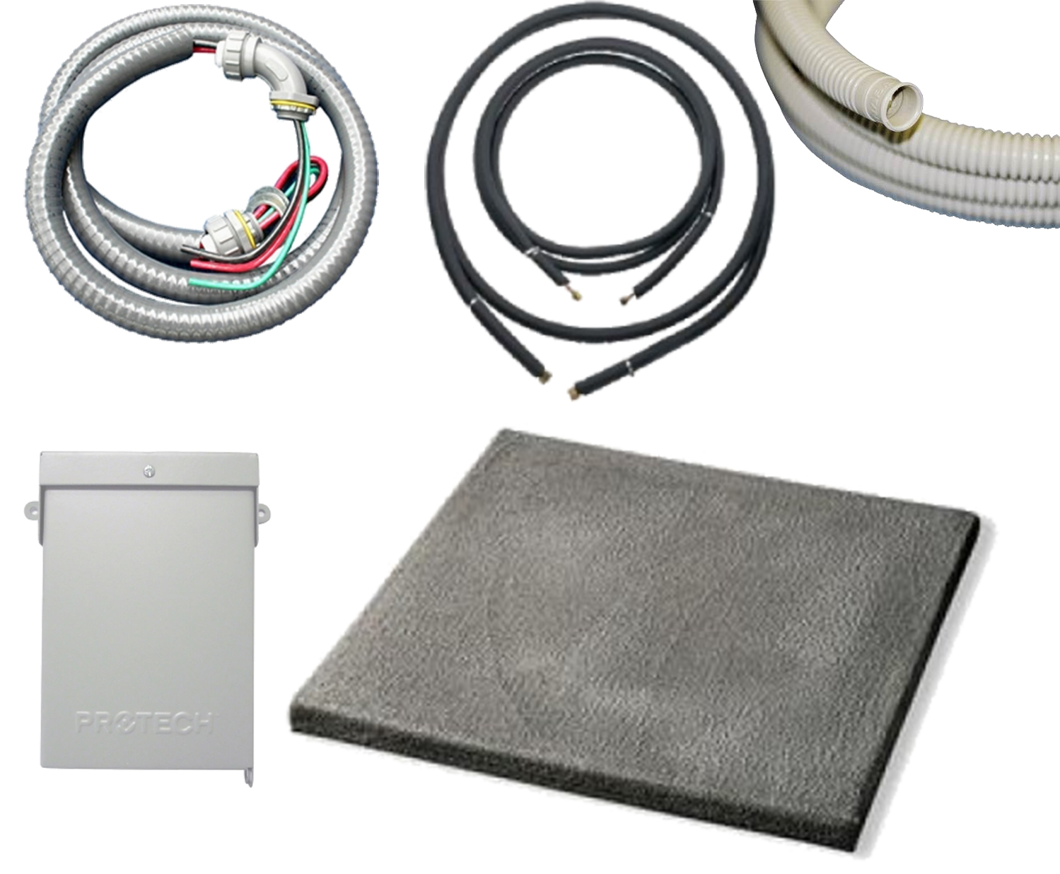Installation Kit with Lineset for Ductless System (2-Zone) - Image 2