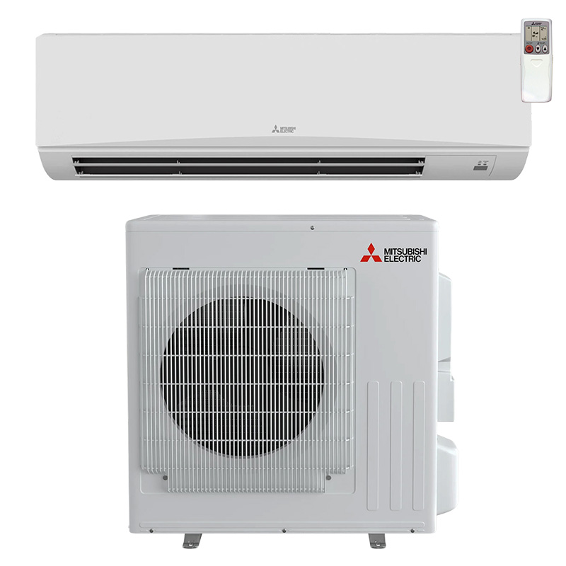 Mitsubishi 18000 BTU Mini Split Cooling Only AC Wall Mount Indoor Unit System | 22.5 SEER2 Single Zone | R454B