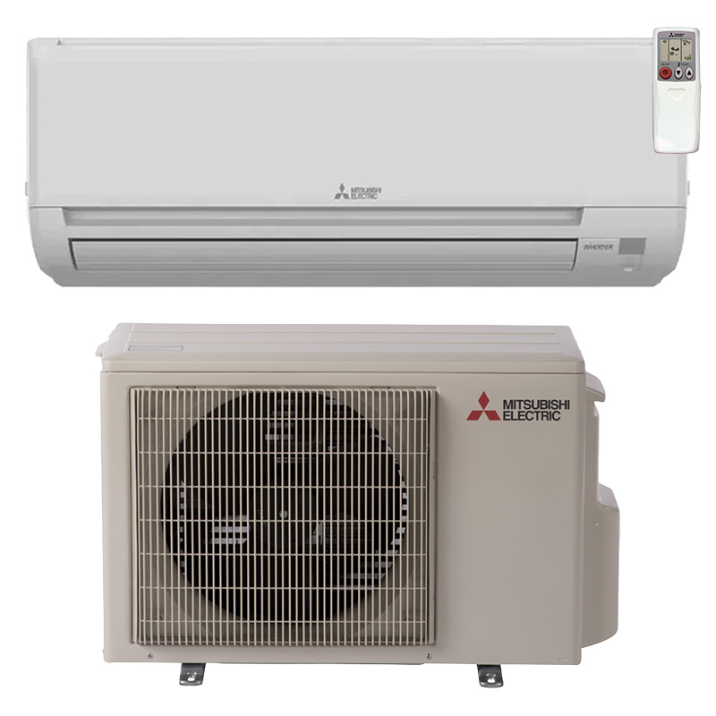 Mitsubishi 12000 BTU Mini Split Heat Pump AC Wall Mount Indoor Unit System | 25.6 SEER2 Single Zone | GX Series | R454B