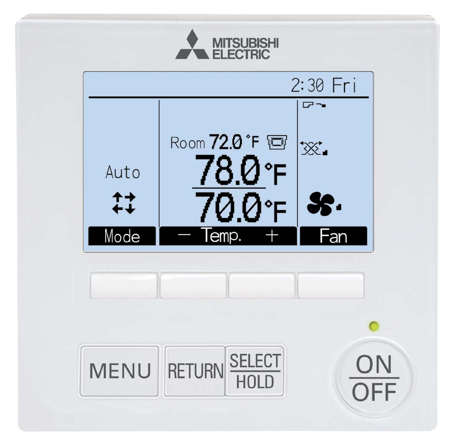 Mitsubishi Deluxe Wired Remote Controller - PAR-40MAAU