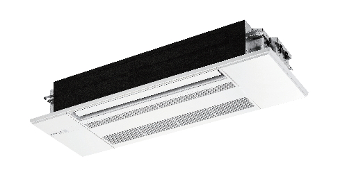 Mitsubishi 6000 BTU Ductless Mini Split AC One Way Ceiling Cassette Indoor Unit with Remote Controller and Grille - MLZ‐KY06NA‐U1 - Image 2