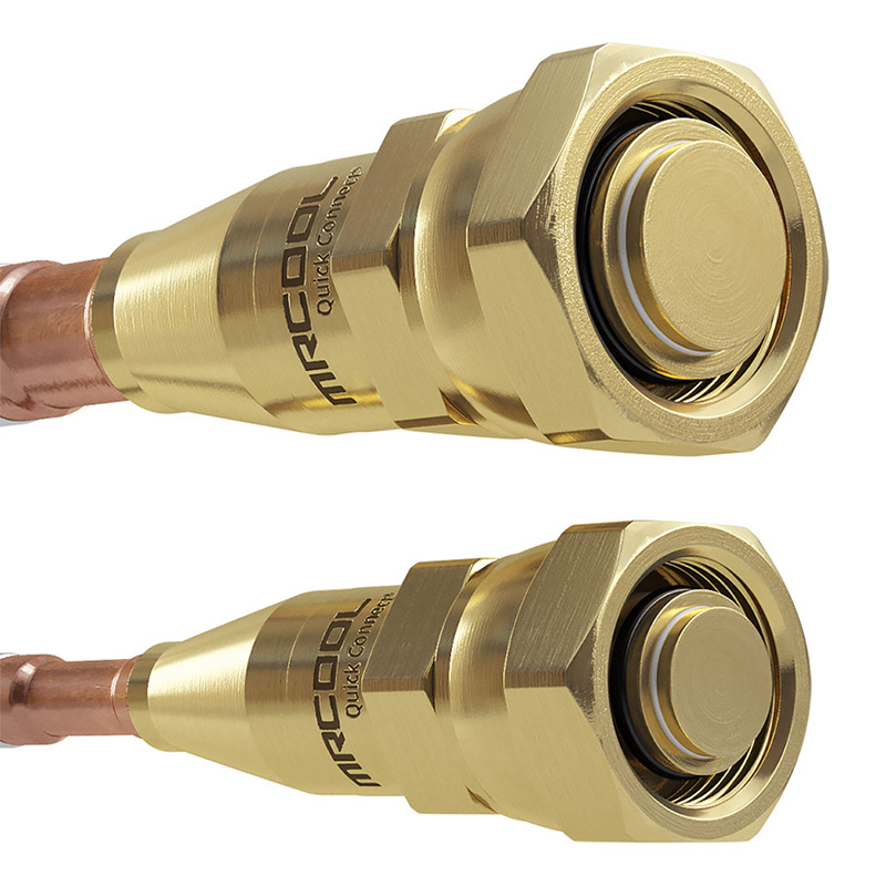 MrCool 50 Feet Precharged R454B No-Vac Quick Connect Lineset | NV50-3834-O - Image 3