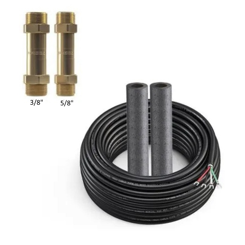MrCool DIY Brass Couplers With 75 FT Communication Wire - DIYCOUPLER-3858K75