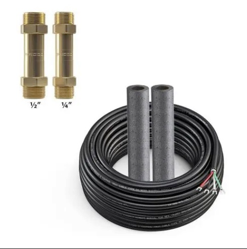 MrCool DIY Brass Couplers With 75 FT Communication Wire - DIYCOUPLER-1412K75