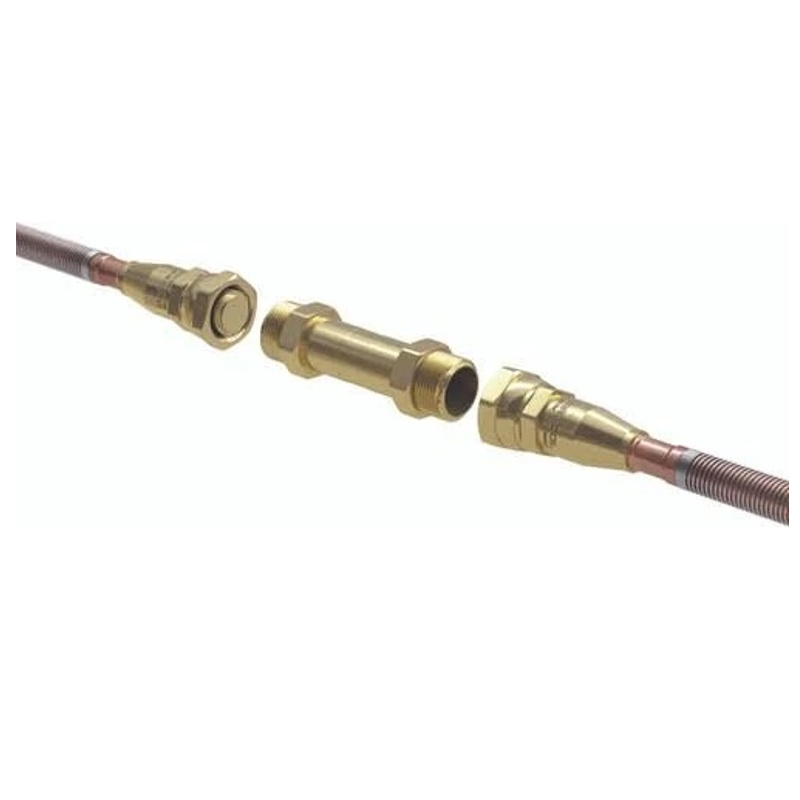 MrCool DIY Two Sets Of Brass Couplers With 75 FT MC-5 Cable - DIYCOUPLER-3858K75C