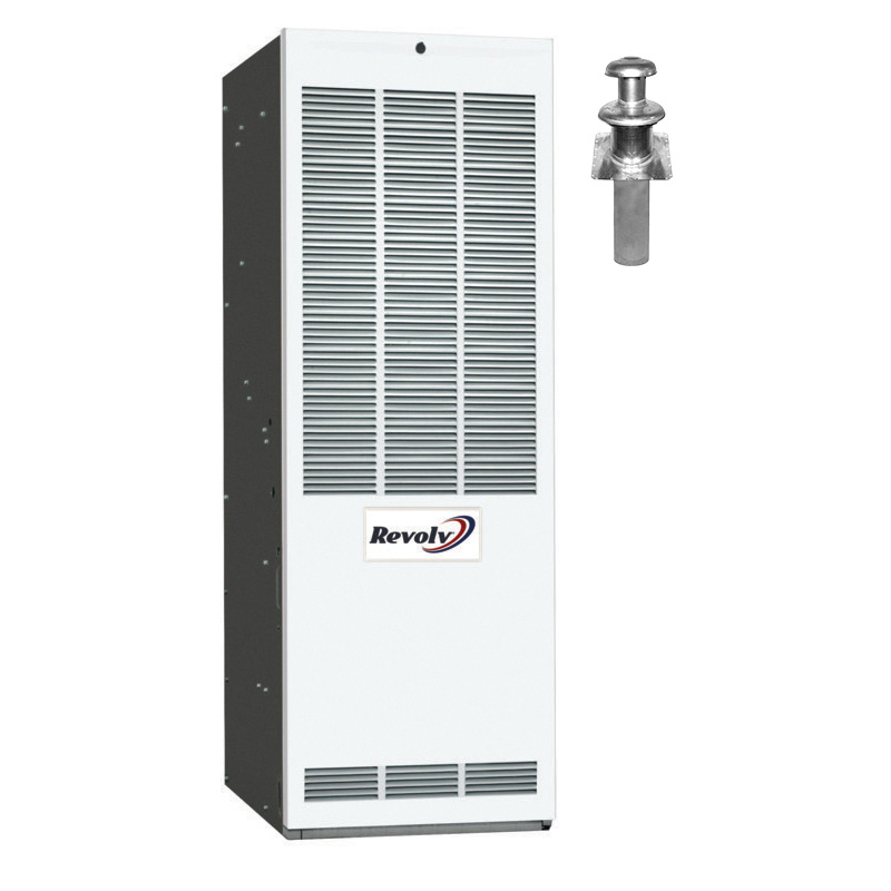 Revolv 70000 BTU 80% AFUE Mobile Home Gas Furnace | Downflow With Coil Cabinet | R454B