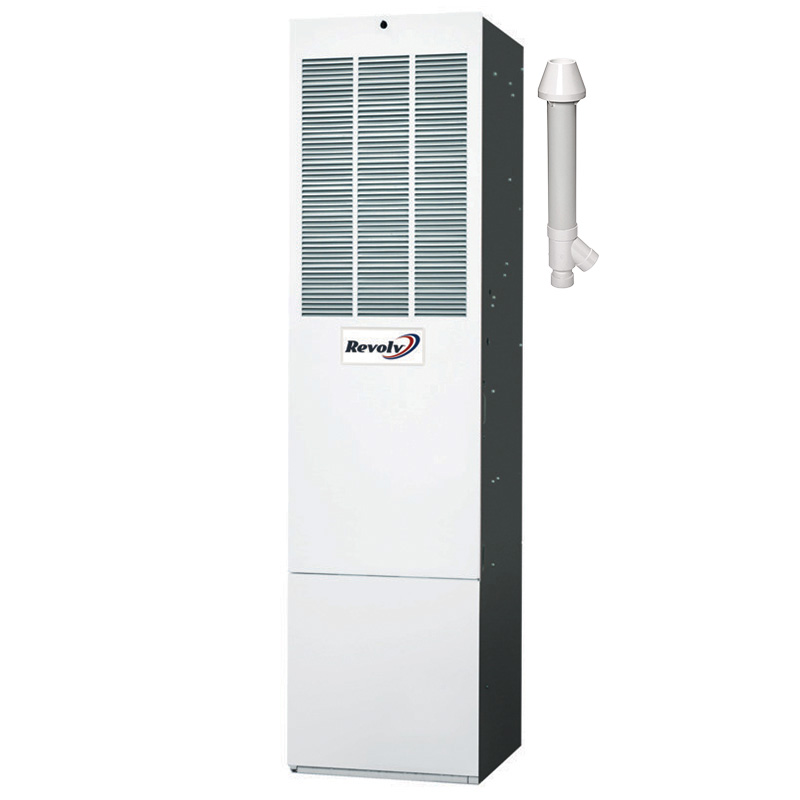 Revolv 45000 BTU 95% AFUE Gas Furnace For Mobile Homes | Top Return Downflow | With Cabinet For 25" High Or Smaller Coil