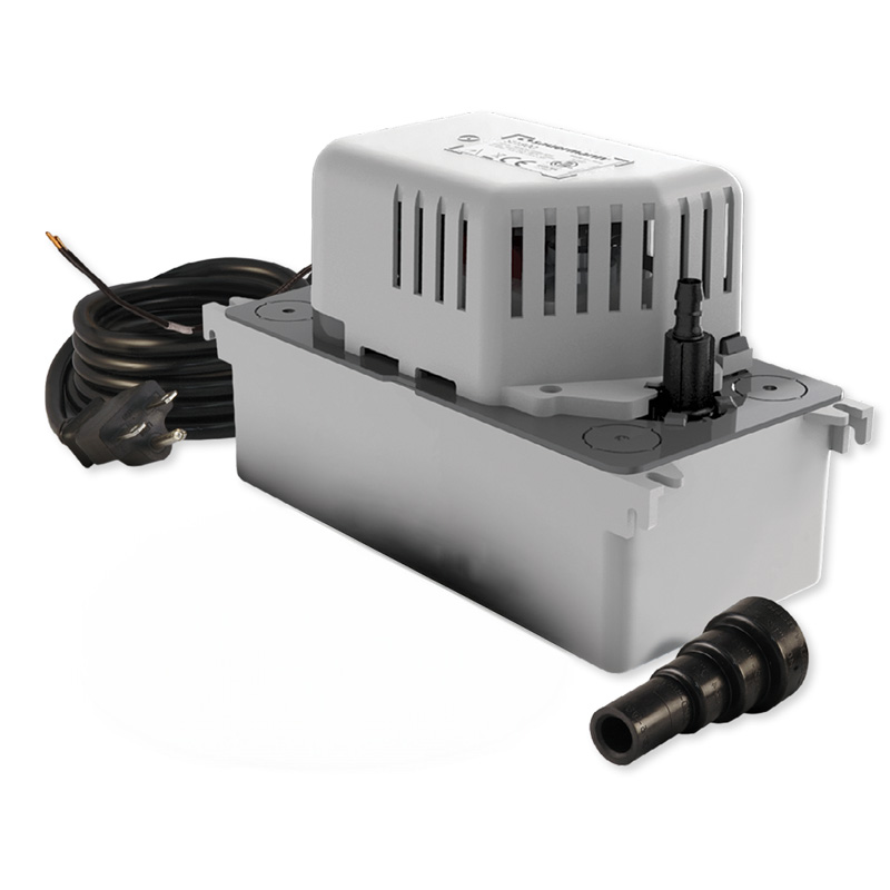 Sauermann Condensate Pump | Quiet 120V Tank Pump For Air Handlers | 132 GPH | 17' Lift | SI1801LHUS
