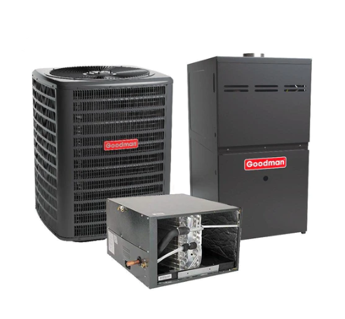 Goodman 3 Ton 14.5 SEER2 80000 BTU 80% Single Stage Gas System Horizontal Ultra-Low NOx