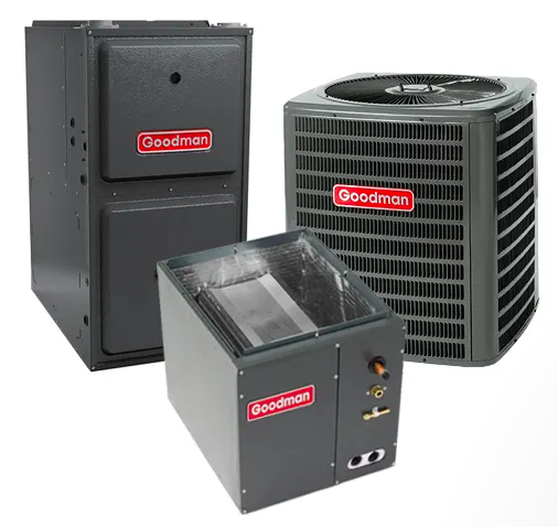 Goodman 2 Ton 14.3 SEER2 40000 BTU 96% Single Stage Gas System Upflow