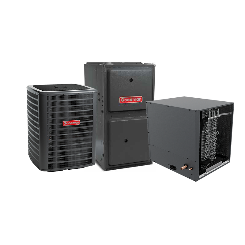 Goodman 1.5 Ton 15 SEER2 60000 BTU 96% Variable Speed Gas System Horizontal Ultra-Low NOx